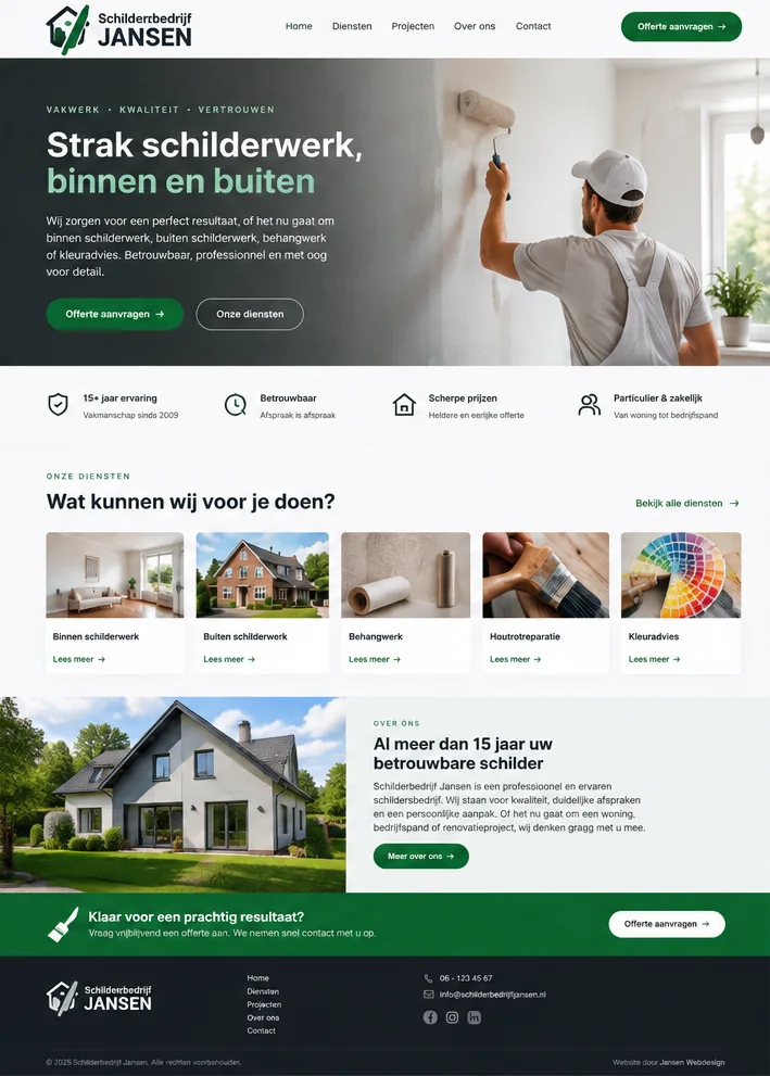 Moderne professionele website na redesign door Jouw Website Geregeld